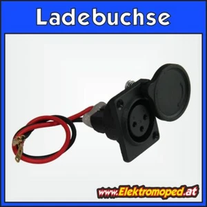 Ersatzteil Elektro-Roller Ladebuchse aus Kunststoff - Original - Bild 1 von 3