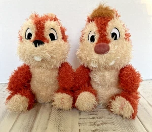 Disney Store Exclusive Chip & Dale Stuffed Plush 8" lot of 2 - Picture 1 of 6