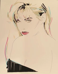 "Soft Shoulder" von Dennis Mukai, Limited Edition Serigraphie mit Zertifikat - Bild 1 von 4