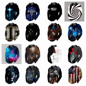 Men Hoodie Pullover Hooded Fashion Sweatshirt Black Streetwear LightWeight Silky - Picture 1 of 23