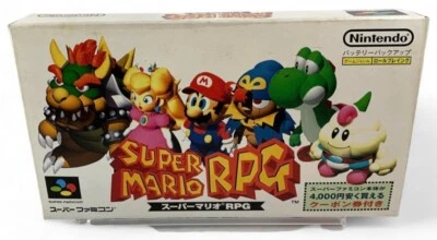 NINTENDO Super Mario RPG Super Famicom FC NES Cartridge w/Box NTSC-J Tested - Image 1 of 4