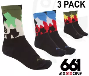 661 MTB CREW 5" SOCKEN CAMO / RWB / RASTA - 3ER PACK - Bild 1 von 1