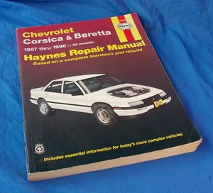 Haynes CHEVROLET COSICA & BERETTA 1987 thru 1996 All Models Repair Manual 24032 - Picture 1 of 6