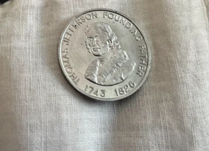 Vintage Shell Gas Station President Token Thomas Jefferson C-1 - Picture 1 of 7