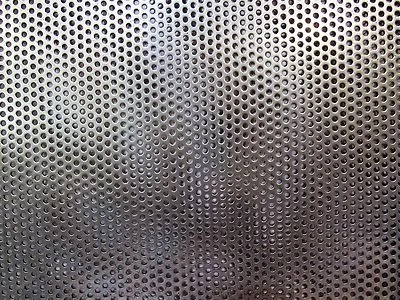 == 3/32" отверстие --18 GA.-перфорированный 304 из нержавеющей стали лист----4-3/4" x 6" == - Изображение 1 из 4