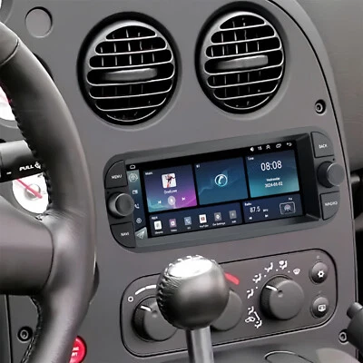 For 2004-2010 Dodge Viper 6.86" Android 13 Carplay Car Stereo Radio GPS Navi WIF - Image 1 of 4