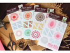 Pvc Lace Flower Corner Sticker 1 Sheet St058*