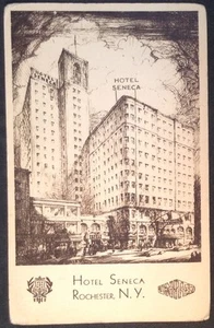 Postcard  Hotel Seneca, Rochester, N.Y. - Picture 1 of 2