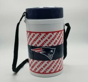 🏈 NFL New England Patriots Thermos w/ Strap licenced 1 Liter 32 Oz Water Bottle - Picture 1 of 8