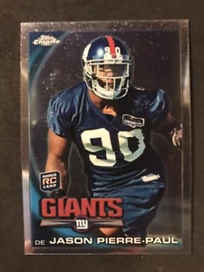 2010 Topps Chrome NFL Jason Pierre Paul NY GIants RC Rookie Card - Picture 1 of 2