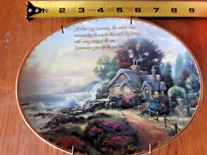 Thomas Kinkade's Special Edition "New Day Dawning" 1998 Bradford Exchange - Picture 1 of 6