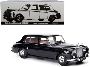 Paragon 1964 Rolls Royce Phantom V Blue Metallic 1/18 Diecast CARZ - Picture 1 of 1