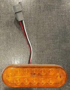 OPTRONICS 6" ORANGE STOP, TAIL, TURN LIGHT STL572APG - FREE SHIPPING - Foto 1 di 2