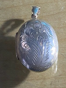Oval shape Locket 925 silver 10g - Picture 1 of 9
