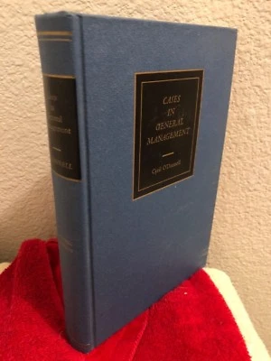 CASES IN GENERAL MANAGEMENT by Cyril O’Donnell-UCLA (1965) Revised Edition - Image 1 of 4