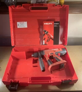 HILTI UH 240A 24 V. 1/2" HAMMER DRILL & CARRYING CASE - Picture 1 of 5