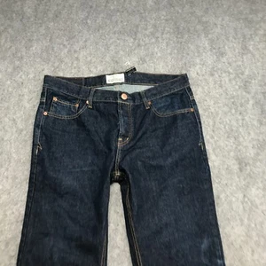 Aeropostale Jeans Mens Size 36 x 34 Bower Slim Straight Fit Blue Button Fly - Picture 1 of 12