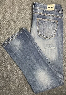 YASO Women's Denim Boot Jeans Size 9/10 with 32" Inseam - Image 1 of 4