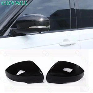 For Land Rover Discovery 5 2017-24 Bright Black Exterior Reversing Mirror Cover - Picture 1 of 11