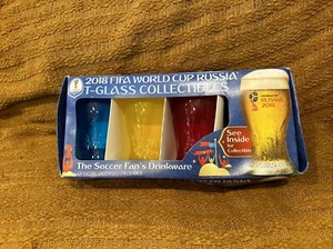 2018 fifa t-glass world cup Russia drinkware set - Picture 1 of 3