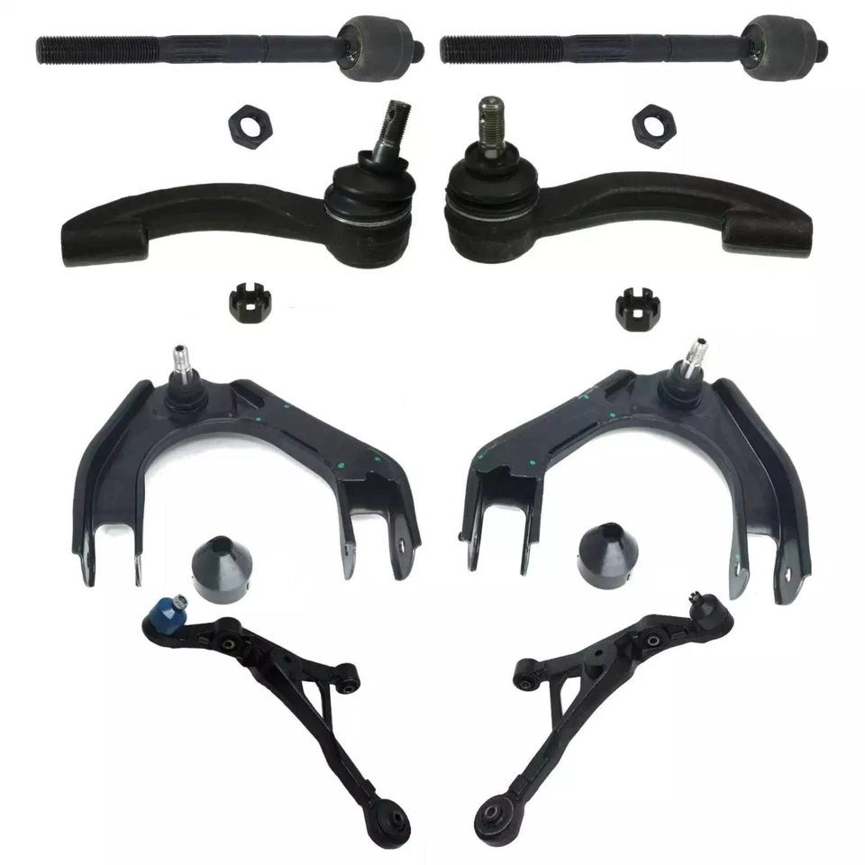 Set 8 PC 4 Control Arms 4 Tie Rod Ends Cirrus Stratus Sebring Breeze 95-06 - Image 1 of 1