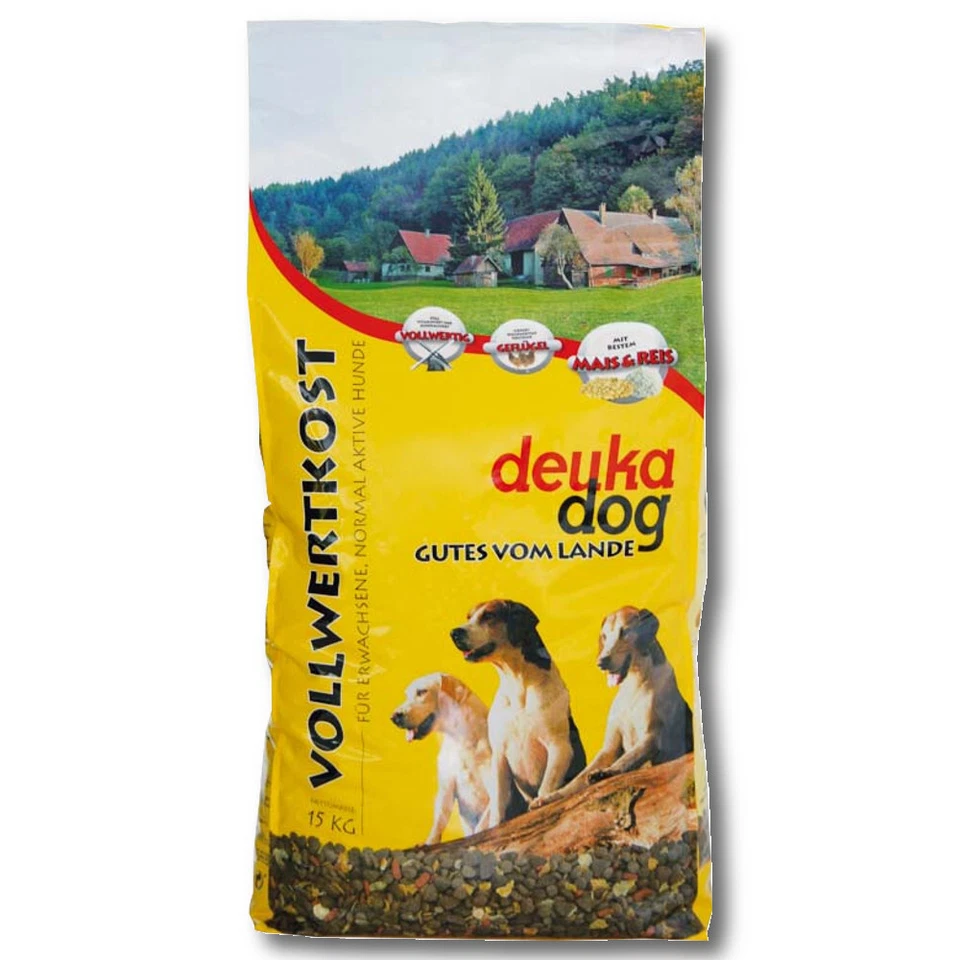 Deuka Dog Vollwertkost 15kg Hundefutter Hundenahrung Flockenfutter Trockenfutter - Bild 1 von 1