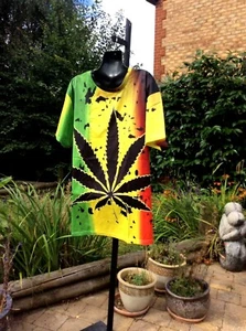 NEW ARRIVAL...Jamaica Colour Leaf 3D print T Shirt.... SIZE'S......XXL - Picture 1 of 1