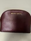 Michael Kors Leather Small Zip Dome Cosmetic Pouch