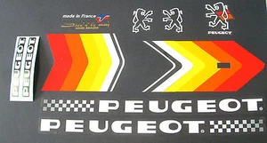 Peugeot set of decals mid 80s - Picture 1 of 1