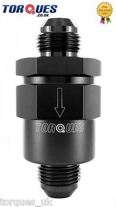 AN -10 (10AN AN 10) Black Anodised Billet Aluminium One Way / Check Valve - Picture 1 of 1
