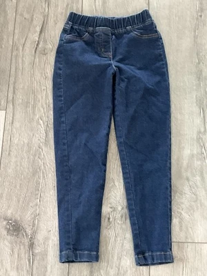 Calça jeans azul Hanna Differson. Tamanho feminino 6-7. Excelente estado. - Imagem 1 de 4