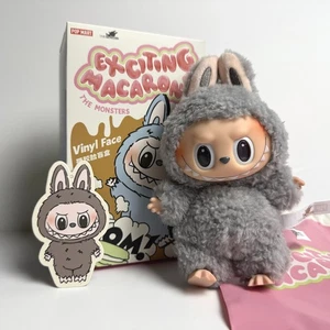 *SESAMBOHNE* Authentisch Aufregend Macaron Labubu Pop Mart Die Monster geöffnet Neu - Bild 1 von 15