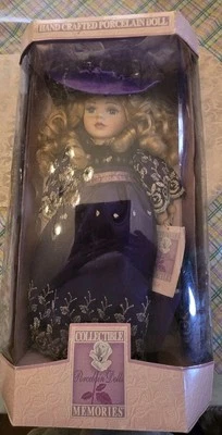 Vintage Collectible Memories Porcelain DOLL Elise 16 INCH Beautiful Doll - Image 1 of 4