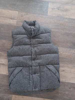 Chaleco de sicómoro espiga Lucky Brand gris mezcla de lana relleno talla M Foto 1 de 4