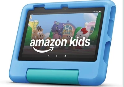 Amazon Fire 7 Kids tablet | 7" display, ages 3–7, includes ads-free books, games - Image 1 of 4