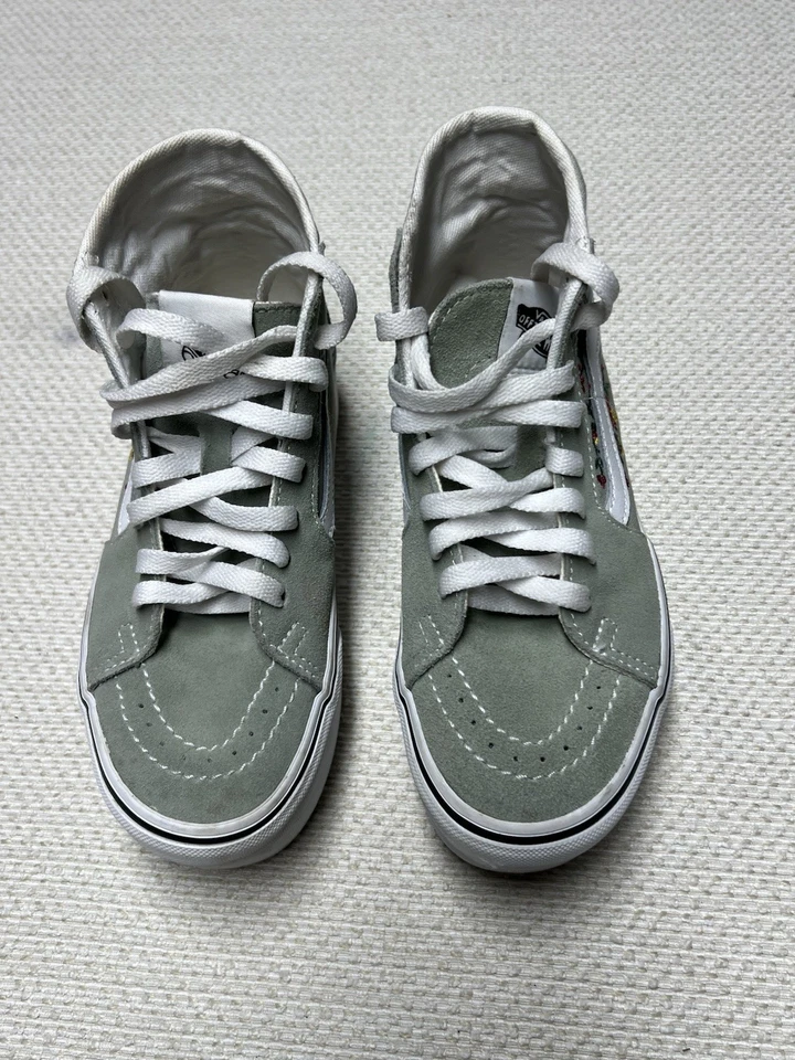 Zapatos VANS Hi Tapered Plataforma Mujer Gamuza Lona Floral Desierto Talla 5 Foto 1 de 4