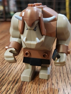 MINIFIGURA CLÁSICA LEGO KINGDOMS CASTILLO FANTASÍA TROLL BRONCEADO  Foto 1 de 4