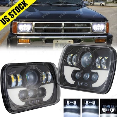 Faro LED DRL sellado de haz alto bajo para camioneta Toyota 1982-1995 7X6" 5X7"" Foto 1 de 4
