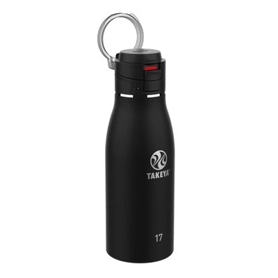 🆕 TAKEYA LEAK PROOF TRAVEL MUG ~ ONYX ~ ☕️ 17 OZ. 1 TOUCH OPEN SECURE FLIPLOCK - Image 1 of 4
