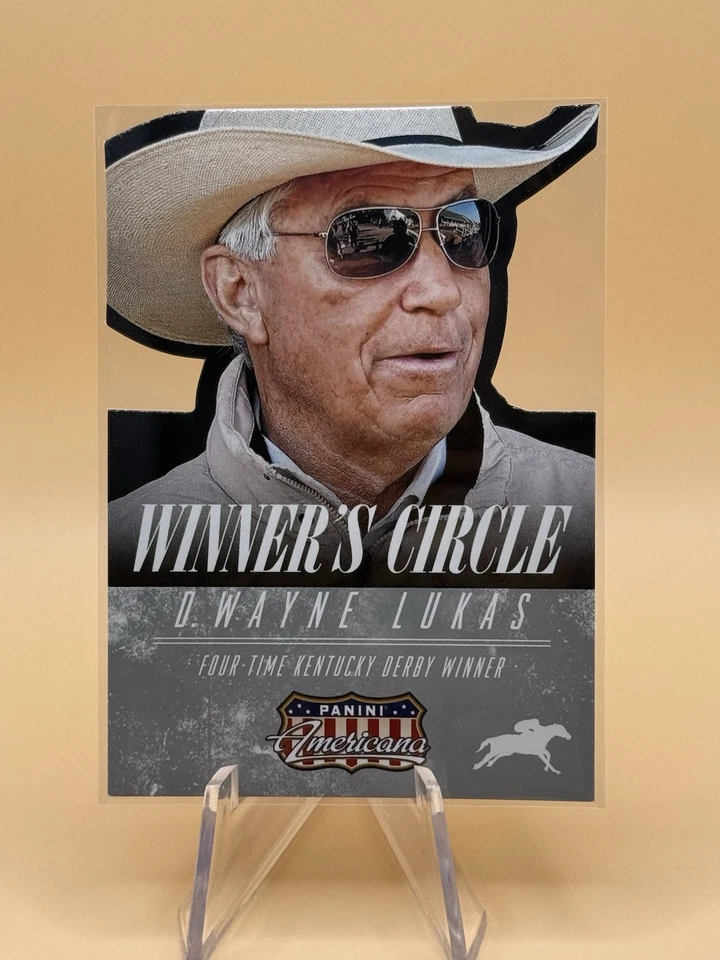 2015 Panini Americana- Winners Circle Die-Cut Dwayne Lukas #9 - Image 1 of 1