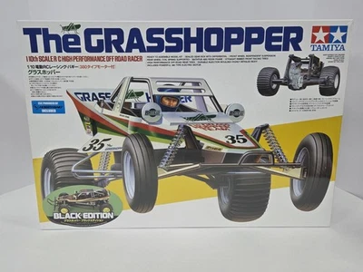 Tamiya Grasshopper 1/10 внедорожник 2WD багги набор (ограниченный выпуск) (черный) новый в коробке - Изображение 1 из 4