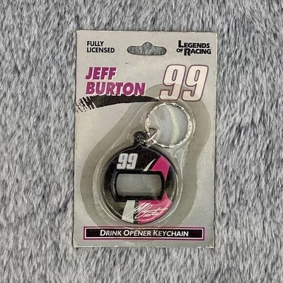 Legends of Racing Jeff Burton #99 Drink Opener Keychain/Ring Nascar Collectible - Image 1 of 4