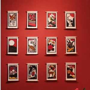 Cross-Stitch Hanafuda Design Only Tapestry - Picture 1 of 10