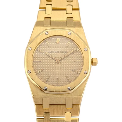 Cuarzo Audemars Piguet 56303BA oro 18k roble real 18k 33 mm ~ década de 1990 Foto 1 de 4