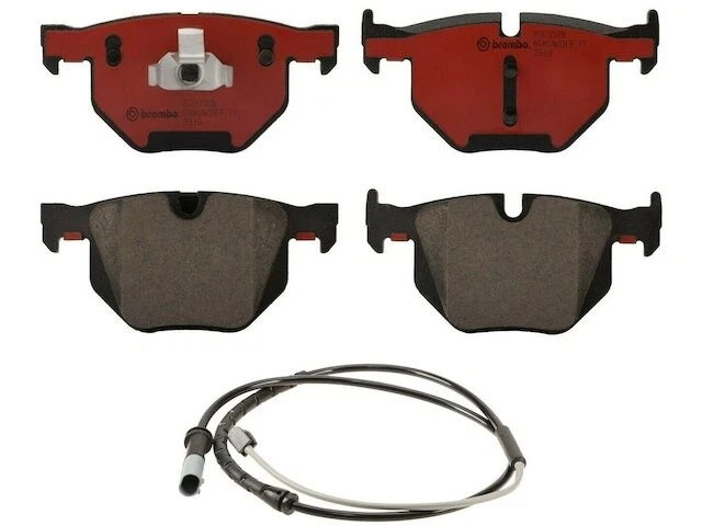 Conjunto de pastilhas de freio traseiras para 2010-2019 BMW X6 3.0L 6 cilindros 2015 2011 2012 2013 RX418CF - Imagem 1 de 1