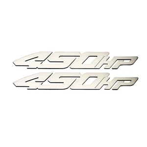 Badges "450HP" 2p for 2017 Ford F-150 SVT Raptor [Stainless Steel/Brushed] - Bild 1 von 2