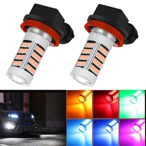 2x H11 Fog Light LED Daytime Running Light Bulbs 360° Illumination Plug and Play - Picture 1 of 14