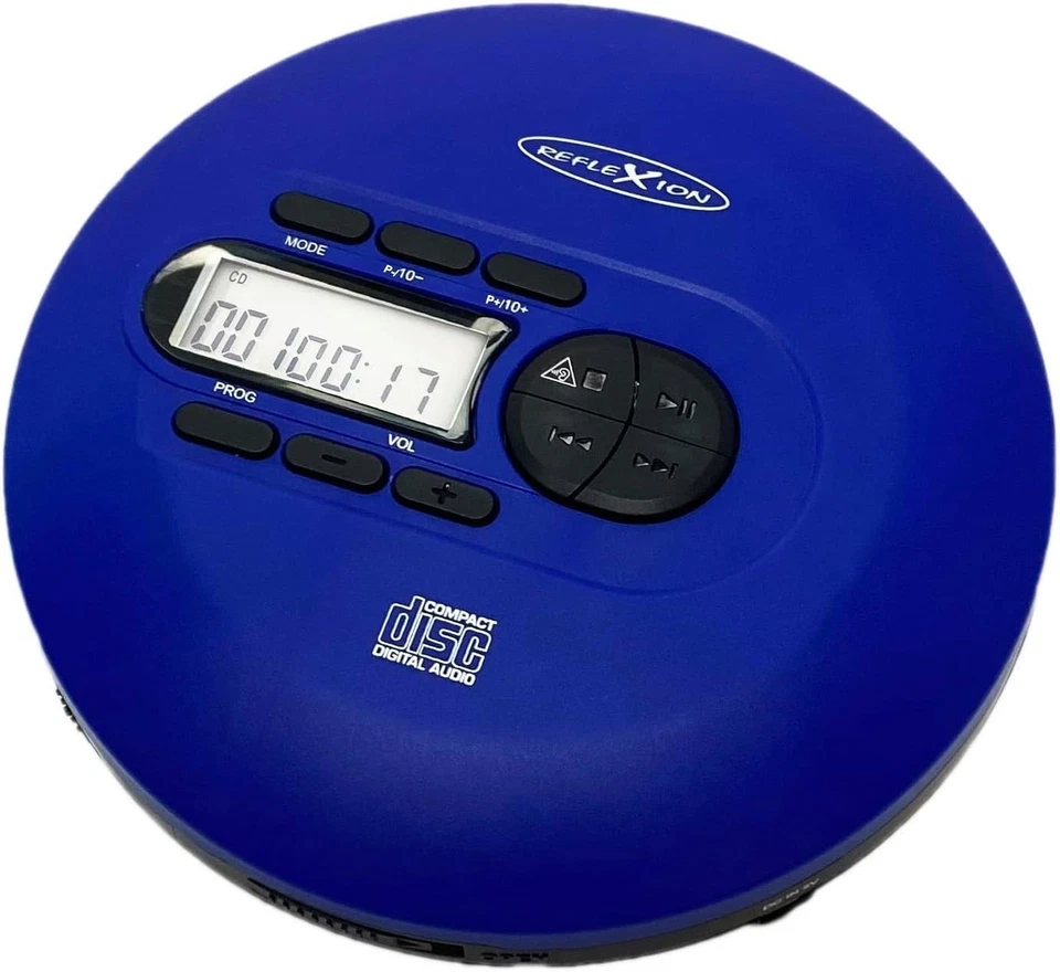 Reflexion CD/MP3 Player - Perfekt für Reisen, mit langlebigem Akku + Mit Kopfhör - Bild 1 von 2