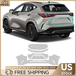 For Lexus NX 2022-2025 Rear Bumper Precut Paint Protection Gloss Film Clear PPF - Picture 1 of 20
