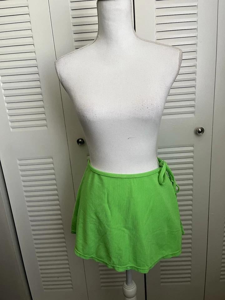 Cubierta de falda de piscina verde vintage  Foto 1 de 4